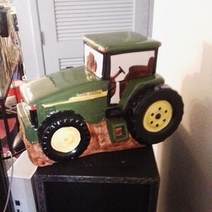 John deer tractor cookie jar